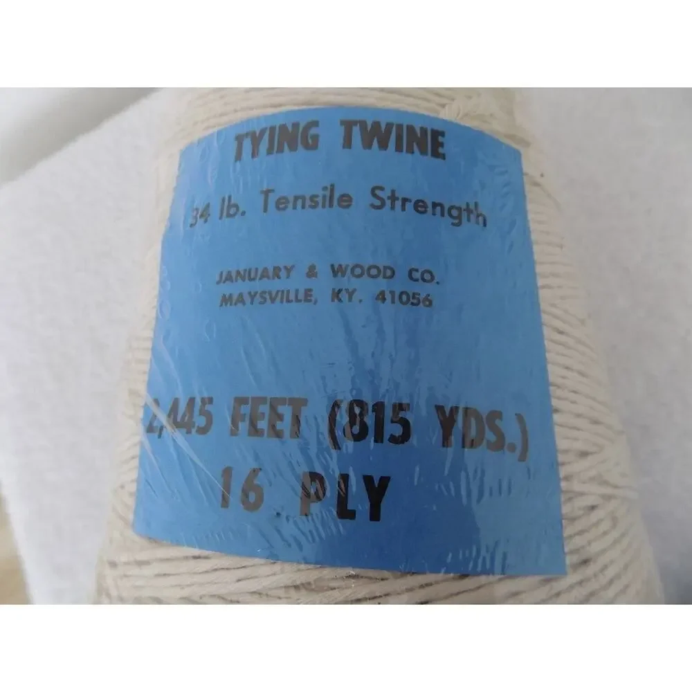 Tying twine 34 lb tensile strength 2445 feet 16 ply NEW SEALED